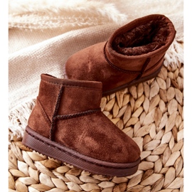 FR1 Stivali caldi per bambini Stivali da neve Marrone Gooby 3