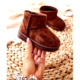 FR1 Stivali caldi per bambini Stivali da neve Marrone Gooby 4