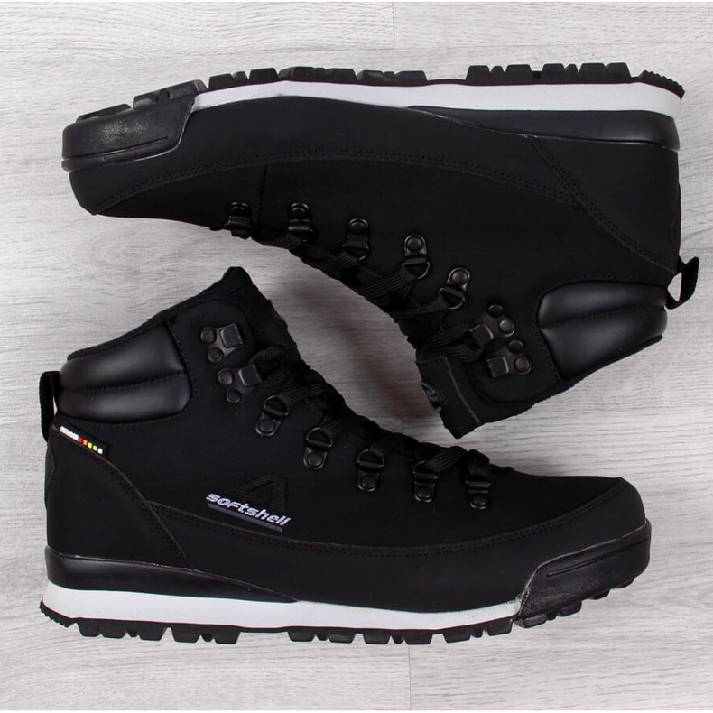 Scarpe da trekking imbottite impermeabili Black American Club nero 1