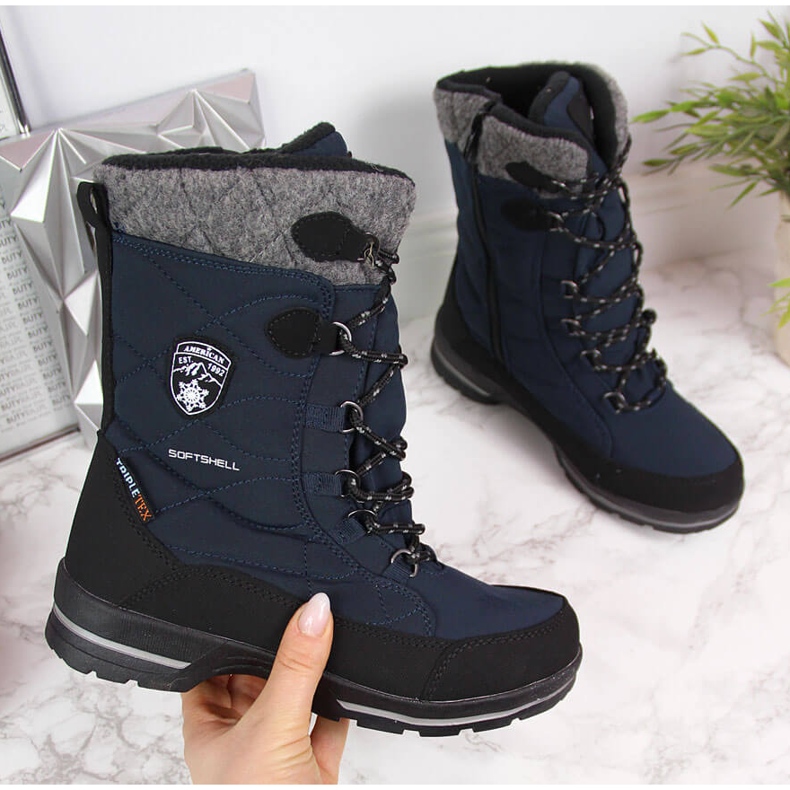 Doposci impermeabili da bambino American Club blu navy 1