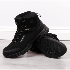 American Club Scarpe da trekking invernali americane da uomo impermeabili nere nero 1