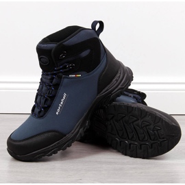 Scarpe da trekking da uomo american club blu navy invernali impermeabili 1