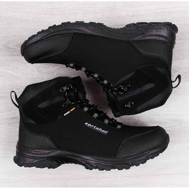 Scarpe da trekking imbottite impermeabili Black American Club nero 1