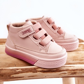 PA1 Sneakers Alte Da Bambino Con Baxter Rosa A Costine 1