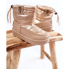 Doposci per bambini Big Star KK374221 Beżowo-Złote beige 2