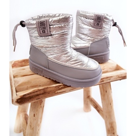 Doposci per bambini Big Star KK374218 Szaro-Srebrne argento 2