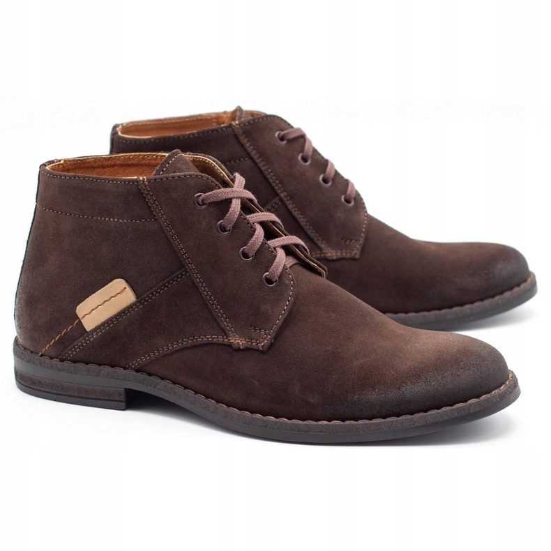 KENT Stivali da uomo Jodhpur 605 marrone 2