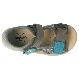 Befado scarpe per bambini pu 065X169 blu grigio 3