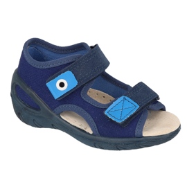 Befado scarpe per bambini pu 065P170 blu navy blu 3