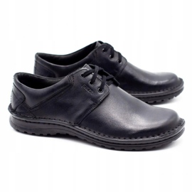 Joker Scarpe da uomo in pelle 229 nere nero 2