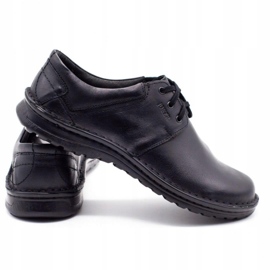 Joker Scarpe da uomo in pelle 229 nere nero 3
