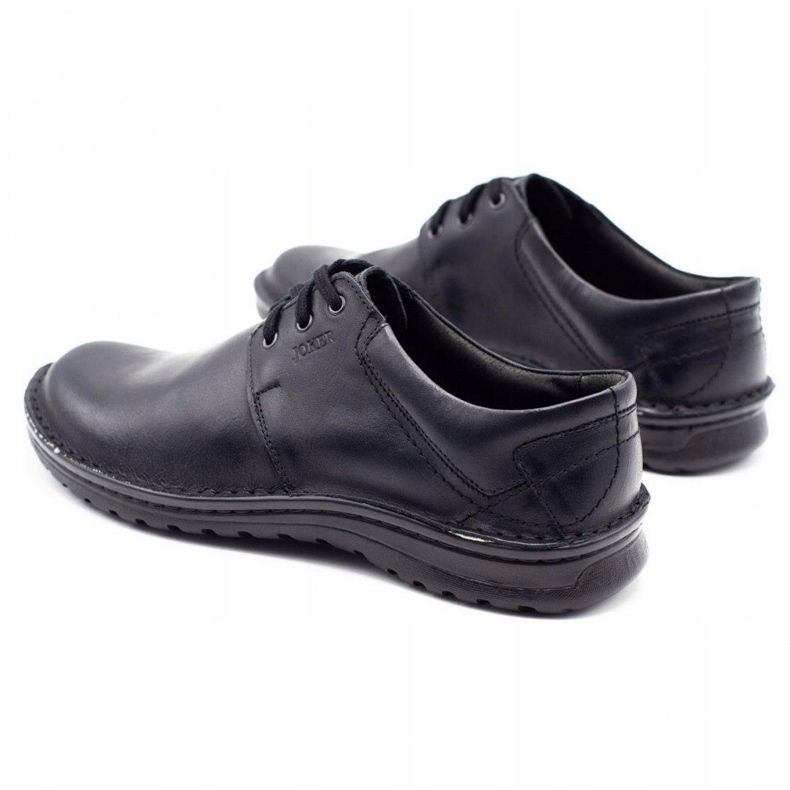 Joker Scarpe da uomo in pelle 229 nere nero 4