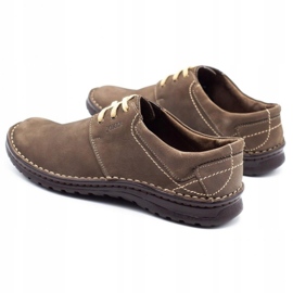 Joker Scarpe da uomo in pelle 229 oliva multicolore cachi 4