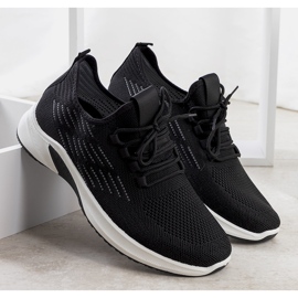 Sneaker sportive bianche e nere Brownle bianco nero 1