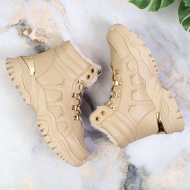 News Doposci da donna platform con pelliccia beige NOVITA' 1