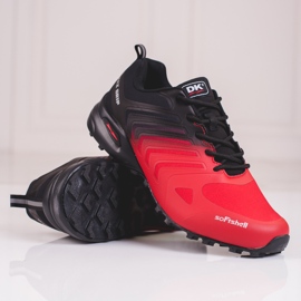 Scarpe da trekking DK nere e rosse nero rosso 1