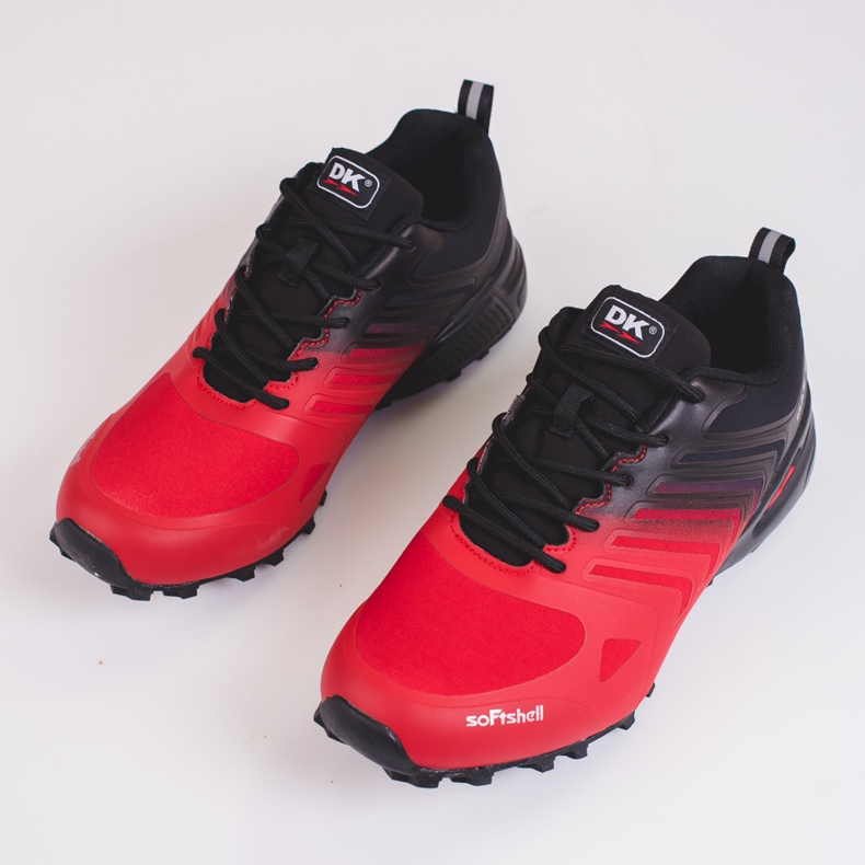 Scarpe da trekking DK nere e rosse nero rosso 2