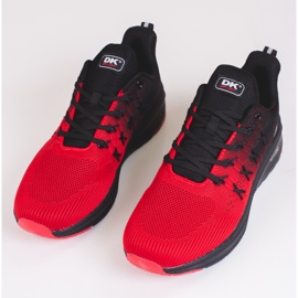 Scarpe sportive da uomo DK nere e rosse nero rosso 1