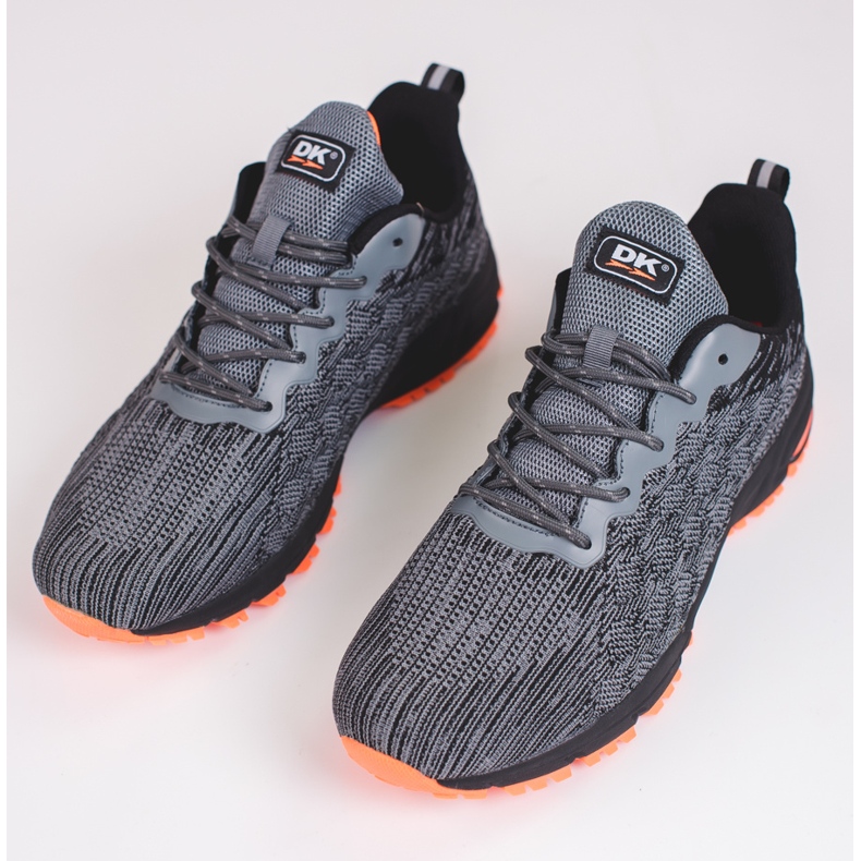 Scarpe sportive da uomo grigie DK nero grigio 2