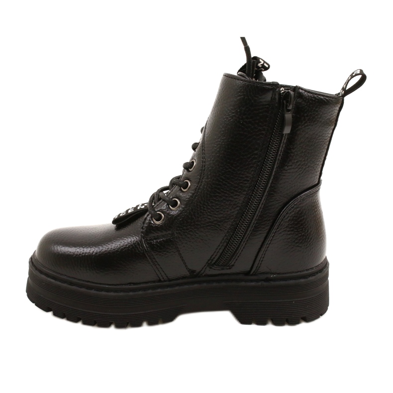 Stampa Stivali alla moda Sul cursore Miss Evento 22DZ23-5257 nero 1