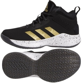 Scarpe da basket Adidas Cross Em Up 5 K Wide GX4790 nero nero 1