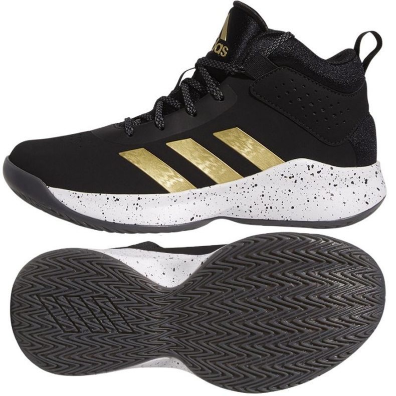 Scarpe da basket Adidas Cross Em Up 5 K Wide GX4790 nero nero 1