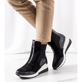 PA1 Sneakers nere sulla zeppa Triaca nero 1