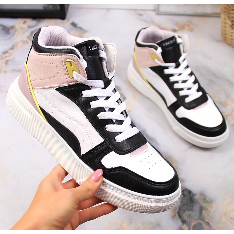 Sneakers alte Vinceza multicolor bianco multicolore 1