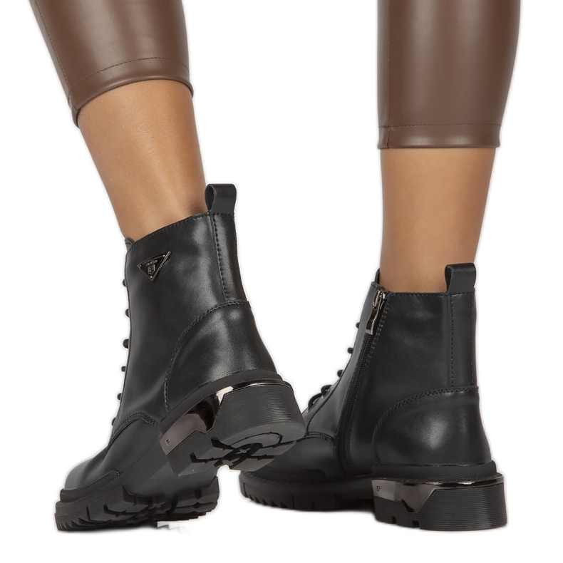 Stivali isolanti in pelle Filippo W PAW377B nero 1