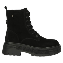 Stivali isolanti in pelle scamosciata Filippo W PAW379A nero 1