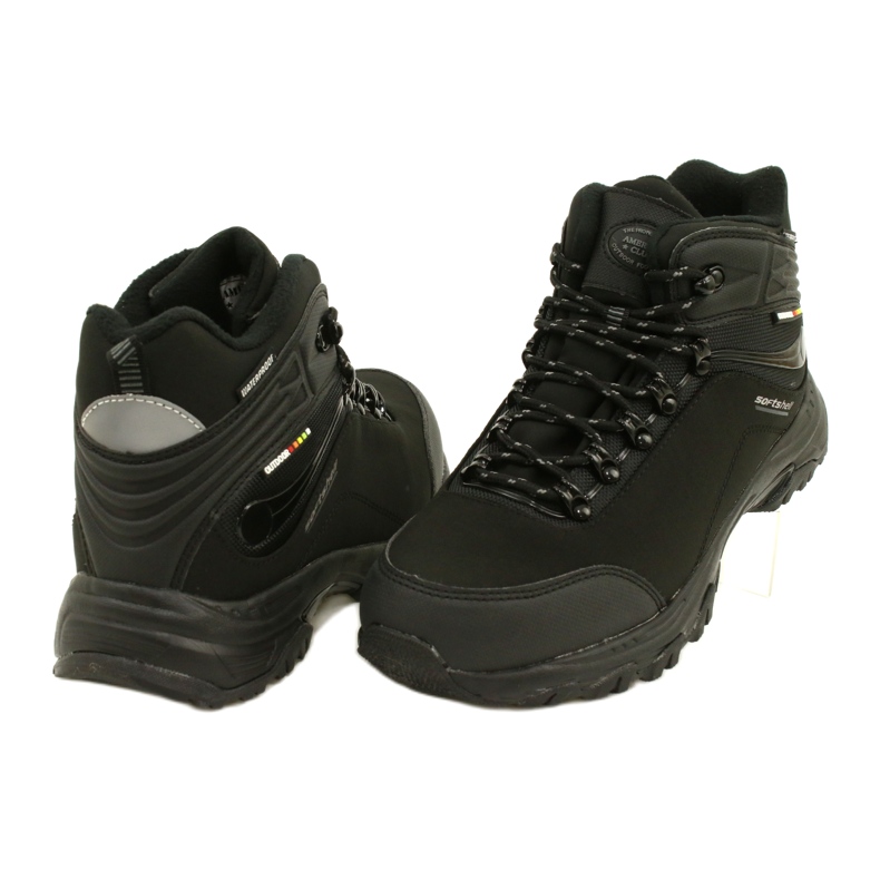 American Club Scarpe invernali da trekking americane Softhell WT53 Nere nero 4