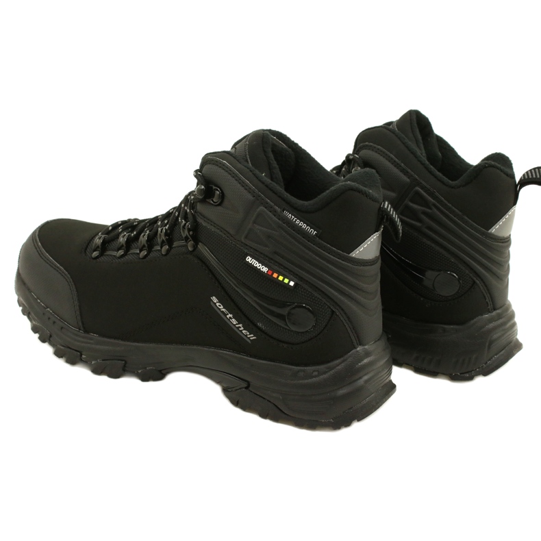 American Club Scarponi invernali da trekking americani Softshell WT54 Neri nero 4