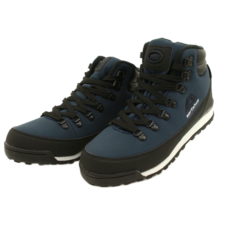 American Club Scarponi invernali da trekking americani Softshell WT60 Blu navy nero 2