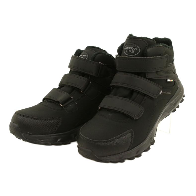American Club Scarpe invernali americane con membrana nera nero 2