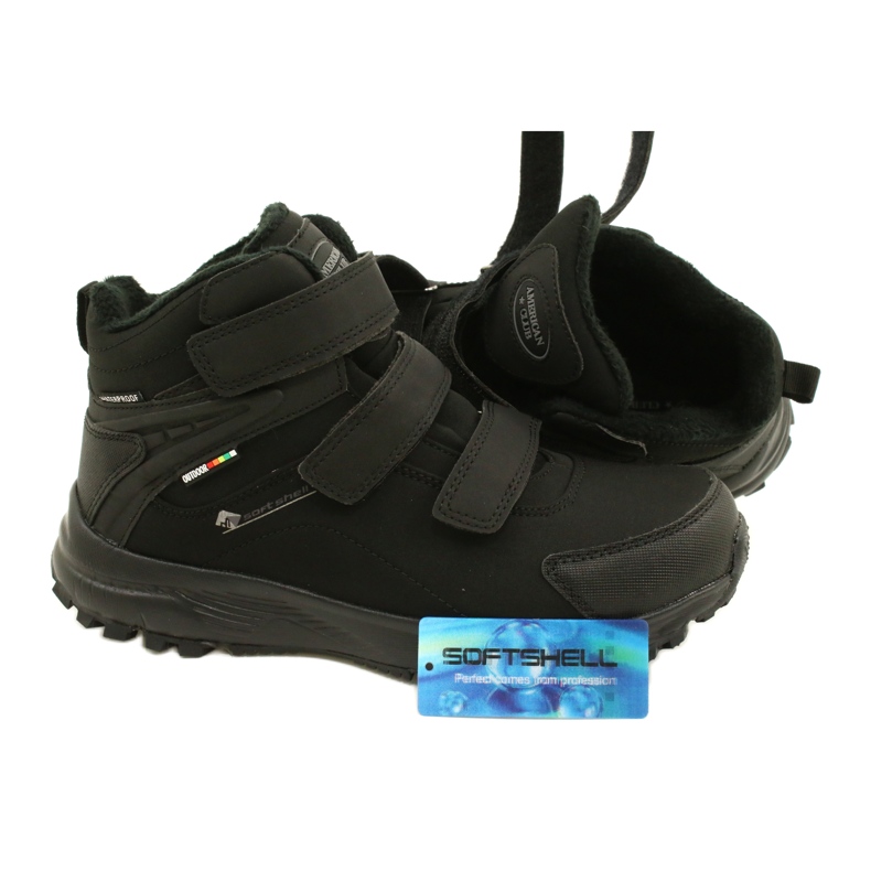 American Club Scarpe invernali americane con membrana nera nero 4