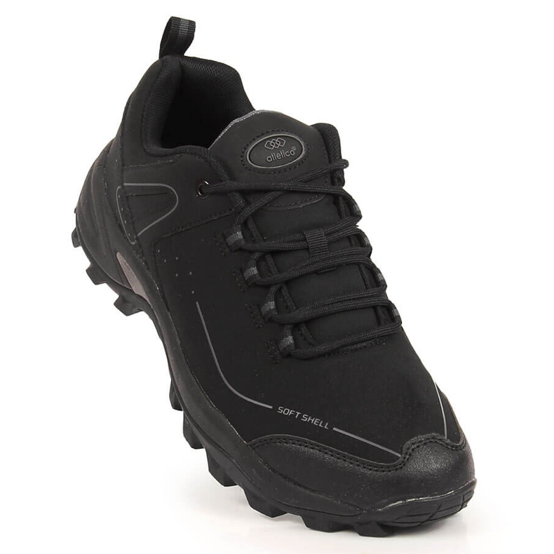 Scarpe sportive da trekking softshell da uomo Atletico nero 1