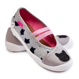 BEFADO S.A. Ciabatte della Ballerina Befado Kitten 116X302 Grigio 1
