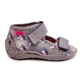 BEFADO S.A. Sandali Con Velcro Unicorn Befado 342P044 Grigio 2