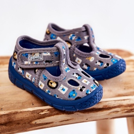 BEFADO S.A. Scarpe Pantofole Befado Animals 533P020 Grigio blu 1