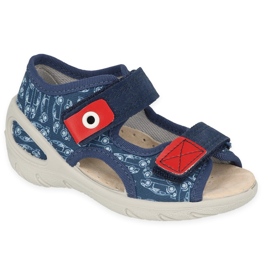 Befado scarpe per bambini pu 065X165 blu navy 1