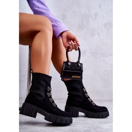 Seastar Stivaletti slip-on in camoscio nero con strass 2
