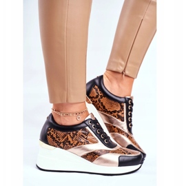 GOE Scarpe Sportive Donna Sneakers Pelle Nera GG2N3044 nero 2