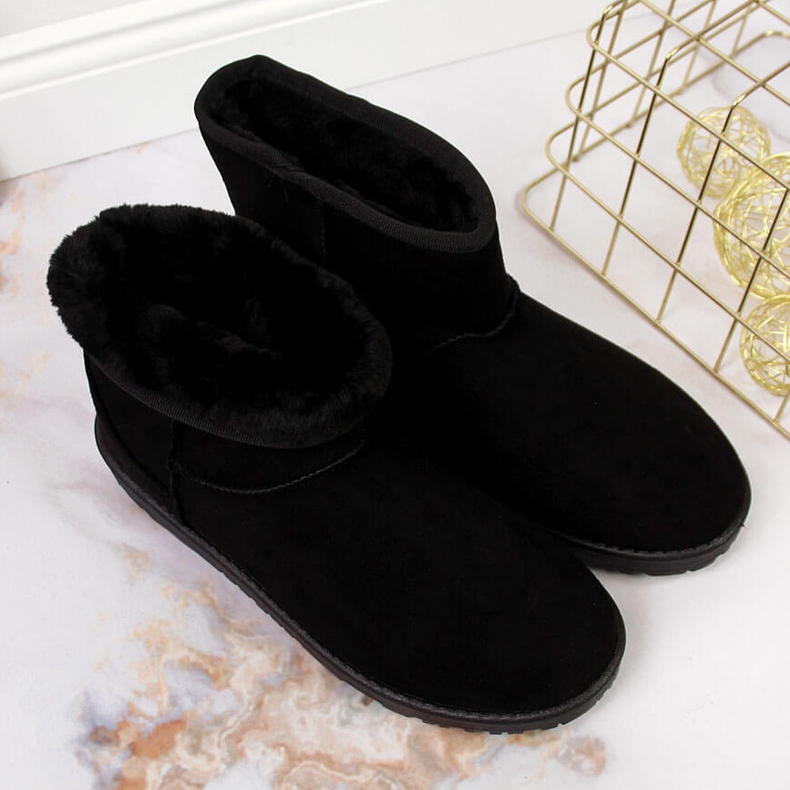 Doposci da donna in camoscio nero NEWS 1