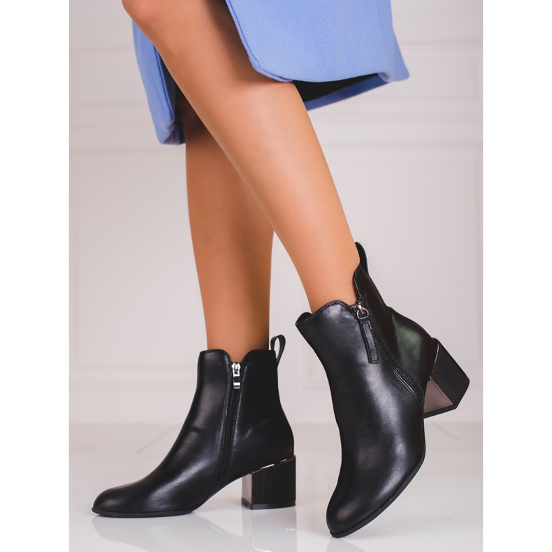 Stivali da donna classici Shelovet neri nero 1