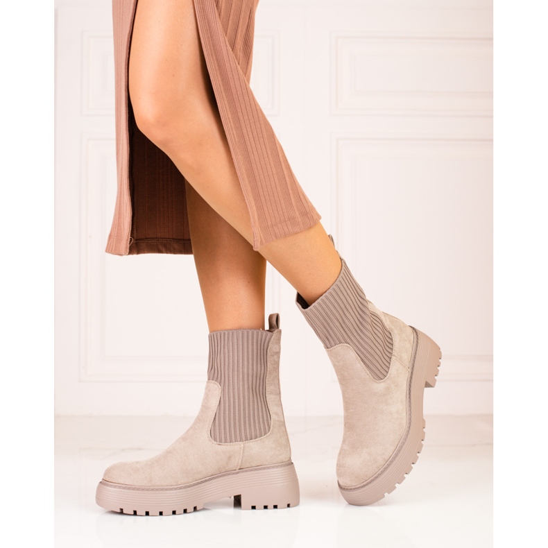 Lavoratrici con gambo flessibile Shelovet beige 1