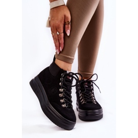 Stivali neri Cross Jeans KK2R4074C Nero 1
