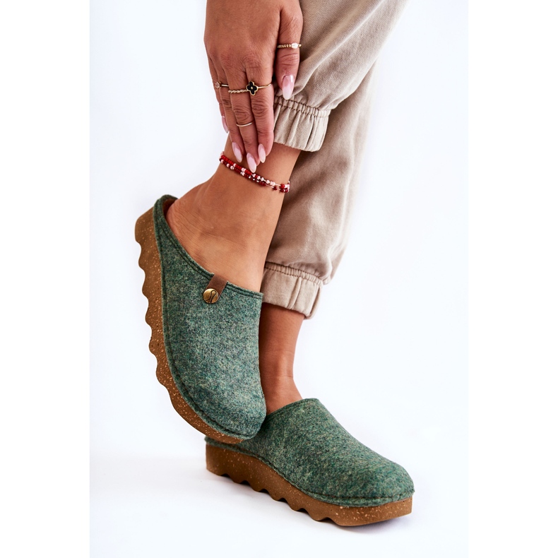 Pantofole domestiche profilattiche Inblu DK-08-007 Verde 2