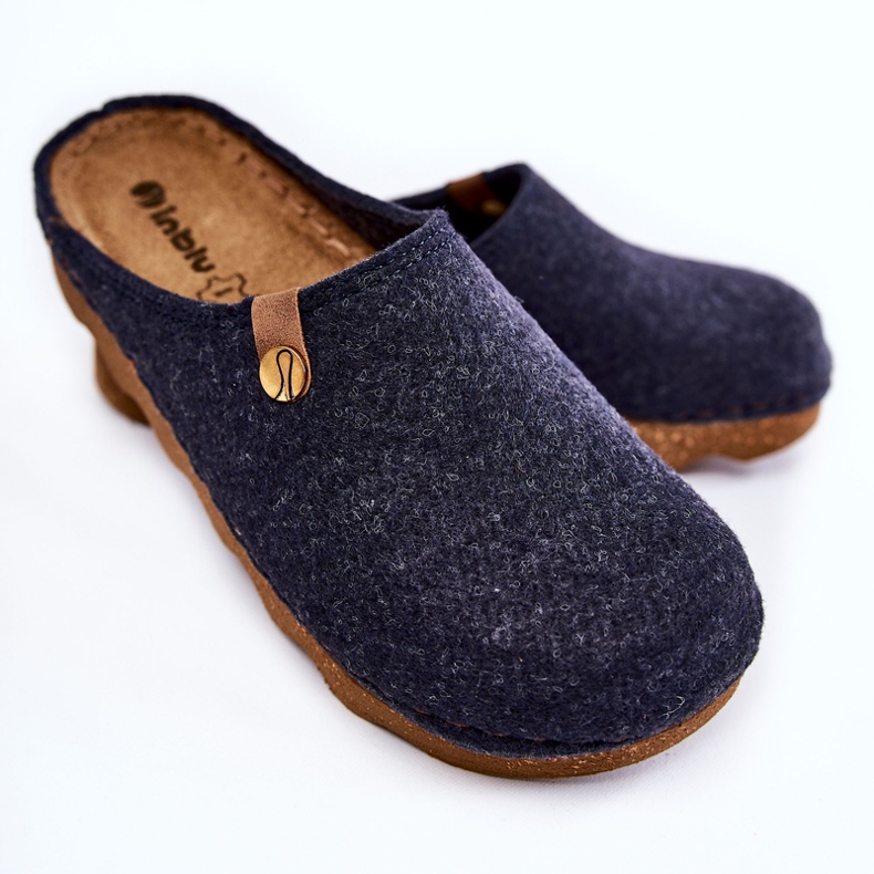 Pantofole domestiche Pantofole profilattiche Inblu DK-08-041 Blu navy 1