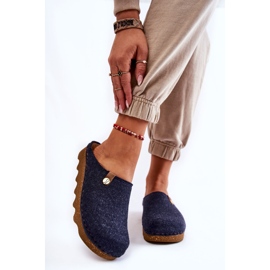 Pantofole domestiche Pantofole profilattiche Inblu DK-08-041 Blu navy 2