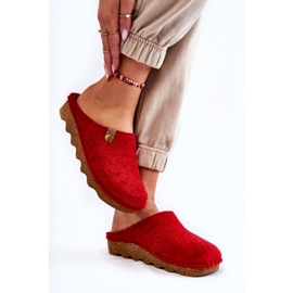 Pantofole domestiche profilattiche Inblu DK-08-075 rosse rosso 2